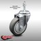 Service Caster 4 Inch SS Thermoplastic Rubber Wheel Swivel 3/8 Inch Threaded Stem Caster SCC SCC-SSTS20S414-TPRB-381615 - alternate 4